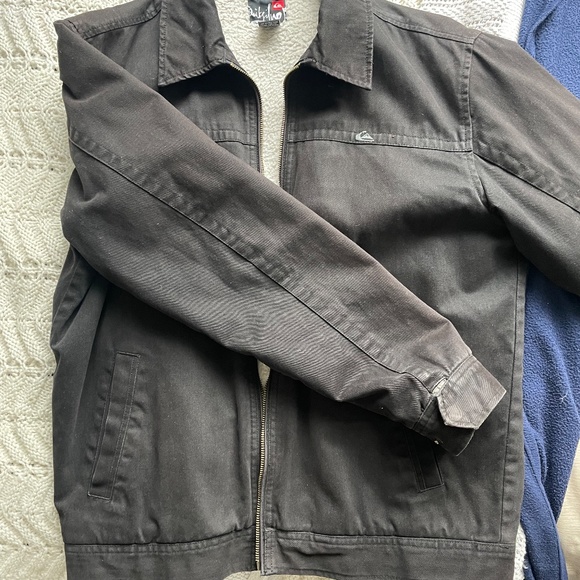 Quicksilver Brown Jacket – Lining inside – Mens size Medium - Picture 8 of 9